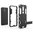 Slim Armour Tough Shockproof Case & Stand for Nokia 7.1 - Black